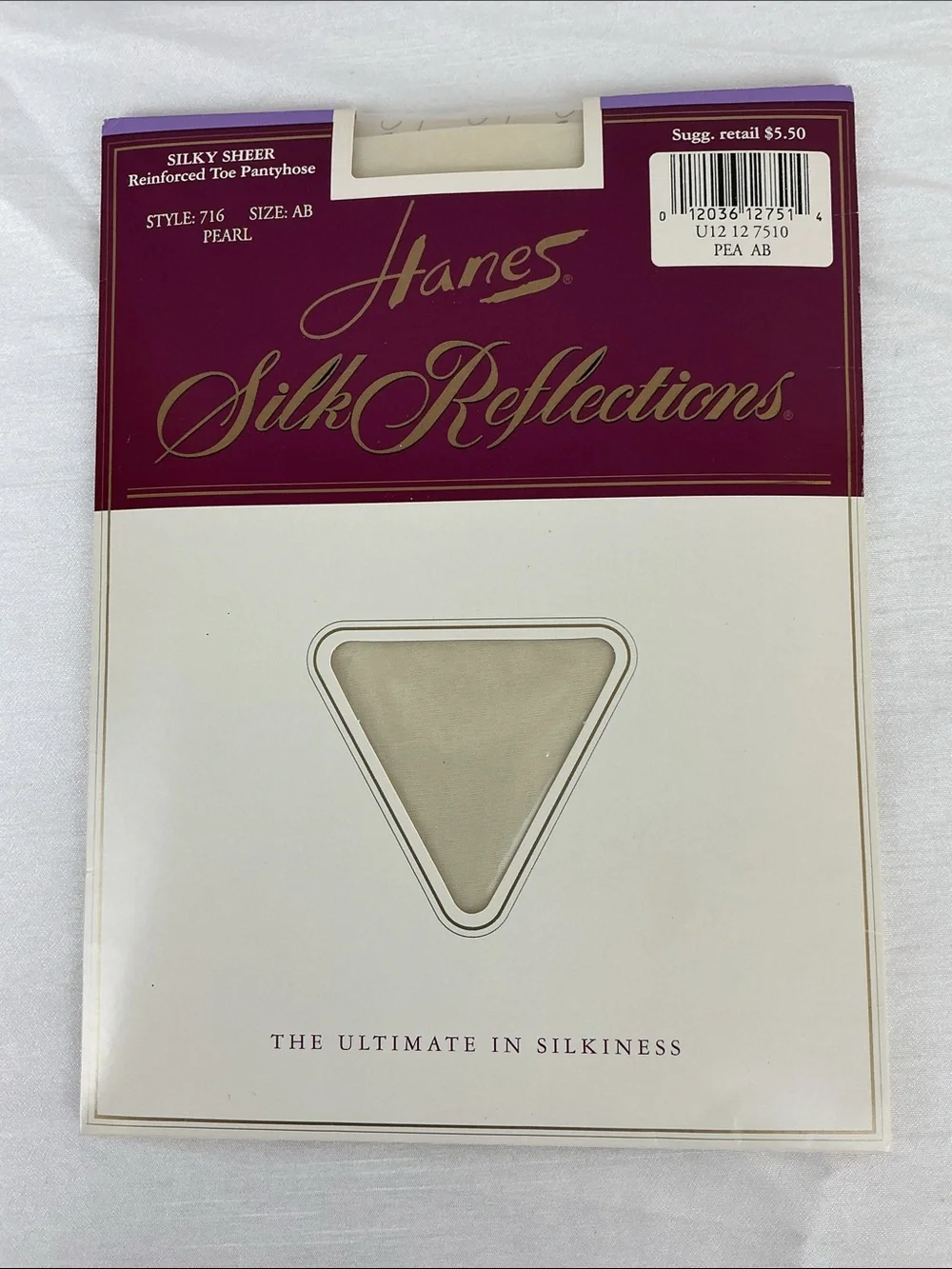 Lot of 4 Vtg Hanes Silk Reflections and More Pantyhose Size AB Control Top
